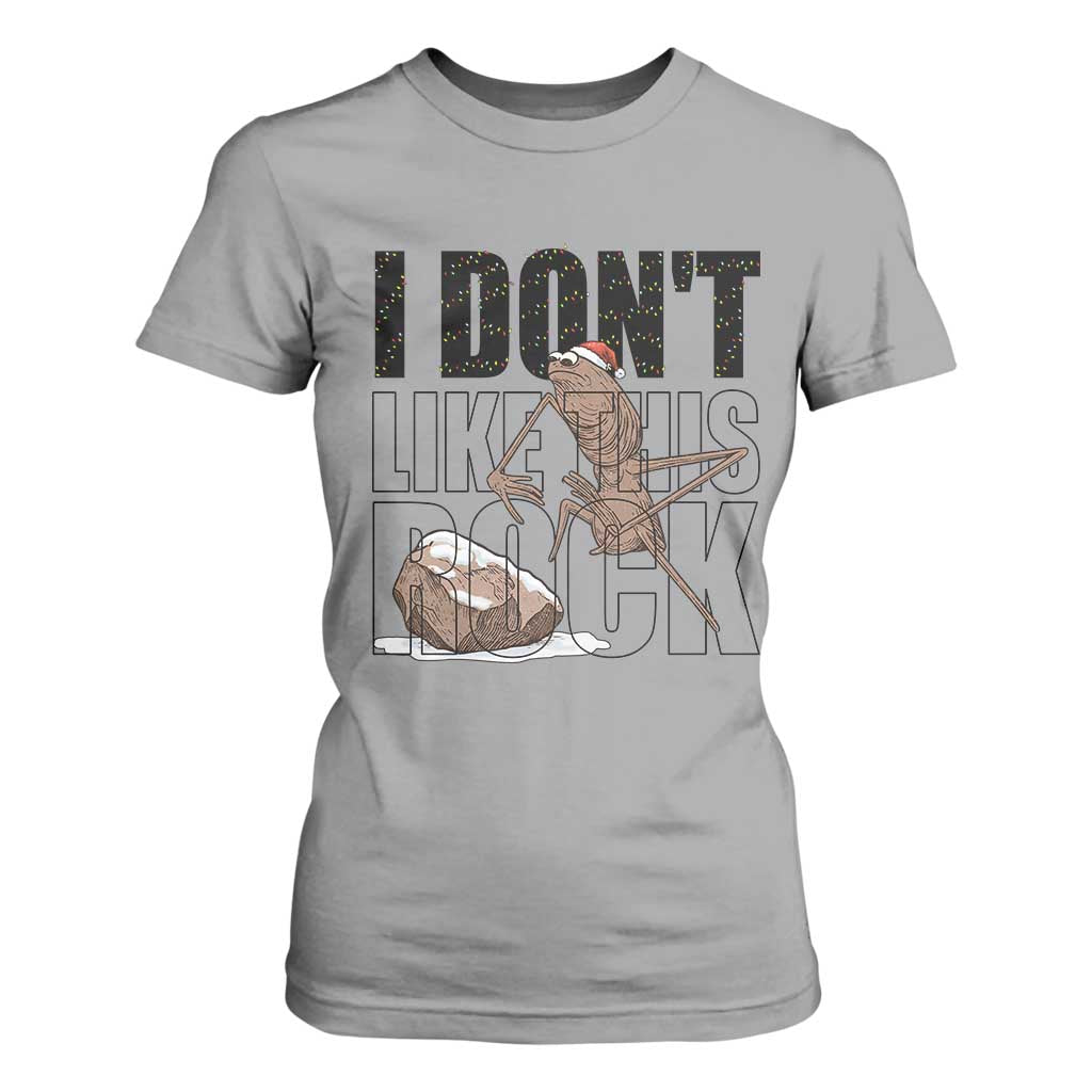 Marcus The Worm Christmas Meme T Shirt For Women I Do Not Like This Rock Xmas TS14 Sport Gray Print Your Wear
