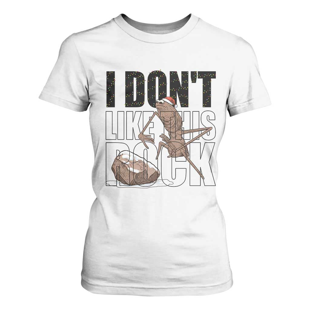 Marcus The Worm Christmas Meme T Shirt For Women I Do Not Like This Rock Xmas TS14 White Print Your Wear