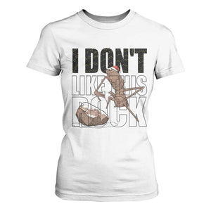 Marcus The Worm Christmas Meme T Shirt For Women I Do Not Like This Rock Xmas TS14 White Print Your Wear
