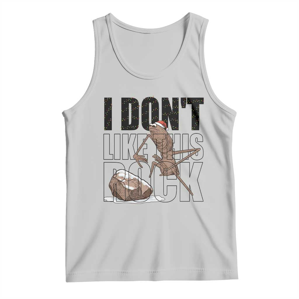 Marcus The Worm Christmas Meme Tank Top I Do Not Like This Rock Xmas TS14 Ash Print Your Wear