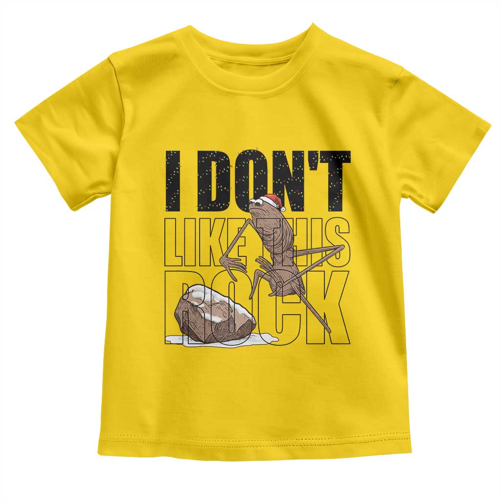 Marcus The Worm Christmas Meme Toddler T Shirt I Do Not Like This Rock Xmas TS14 Daisy Print Your Wear