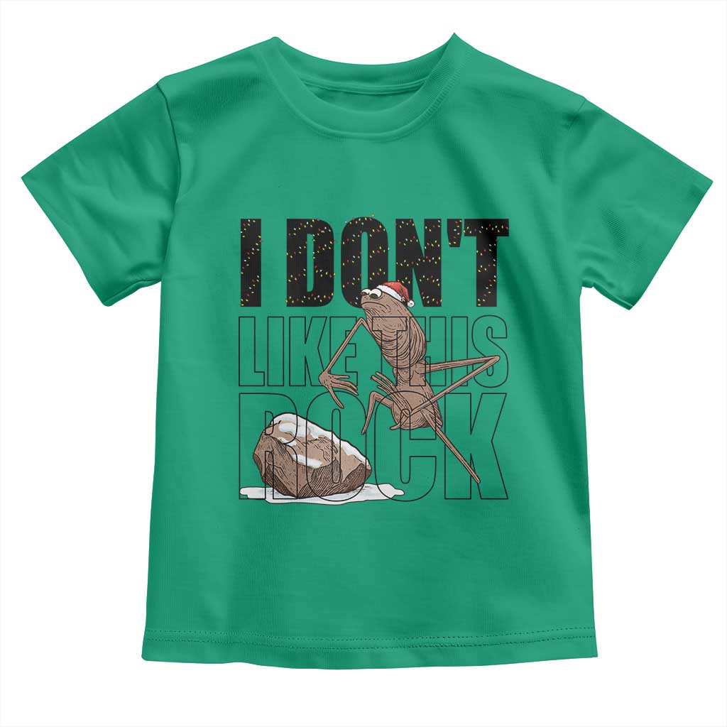 Marcus The Worm Christmas Meme Toddler T Shirt I Do Not Like This Rock Xmas TS14 Irish Green Print Your Wear