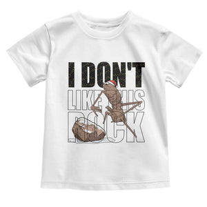 Marcus The Worm Christmas Meme Toddler T Shirt I Do Not Like This Rock Xmas TS14 White Print Your Wear