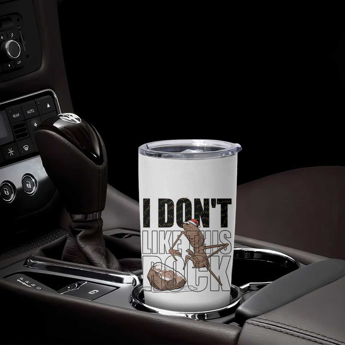Marcus The Worm Christmas Meme Tumbler Cup I Do Not Like This Rock Xmas TS14 Print Your Wear