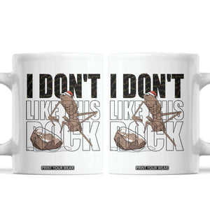 Marcus The Worm Christmas Meme Coffee Mug I Do Not Like This Rock Xmas TS14 White Print Your Wear