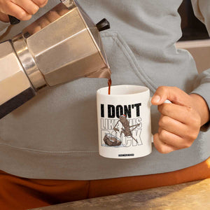 Marcus The Worm Christmas Meme Coffee Mug I Do Not Like This Rock Xmas TS14 Print Your Wear