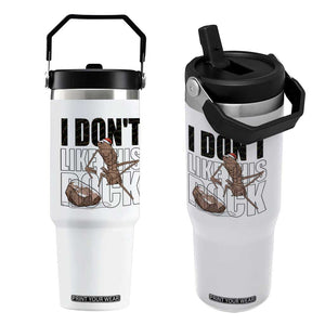 Marcus The Worm Christmas Meme Flip Straw Tumbler I Do Not Like This Rock Xmas TS14 One Size: 30 oz White Print Your Wear
