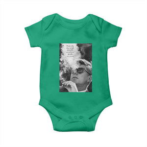 John F Kennedy Cigar Smoking Sunglasses Baby Onesie Those Who Dare To Fail Miserably Can Achive Greatly TS14 Irish Green Print Your Wear