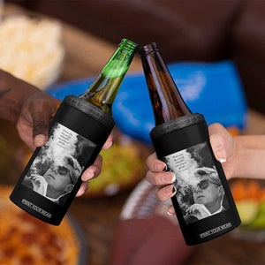 John F Kennedy Cigar Smoking Sunglasses 4 in 1 Can Cooler Tumbler Those Who Dare To Fail Miserably Can Achive Greatly TS14 Print Your Wear