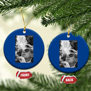John F Kennedy Cigar Smoking Sunglasses Ceramic Ornament Those Who Dare To Fail Miserably Can Achive Greatly TS14 1pc Blue Print Your Wear
