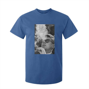 John F Kennedy Cigar Smoking Sunglasses T Shirt For Kid Those Who Dare To Fail Miserably Can Achive Greatly TS14 Royal Blue Print Your Wear