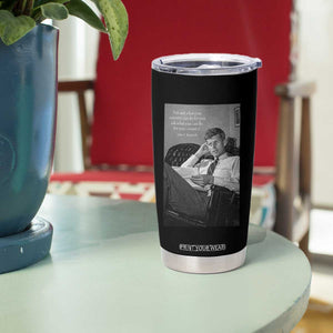 John F Kennedy Quote Tumbler Cup American President History TS14 Print Your Wear