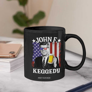 John F Kennedy Coffee Mug 4th of July America Flag Beer TS14 Print Your Wear