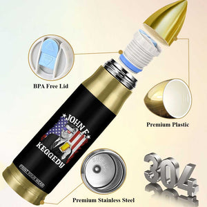 John F Kennedy Bullet Tumbler 4th of July America Flag Beer TS14 Print Your Wear
