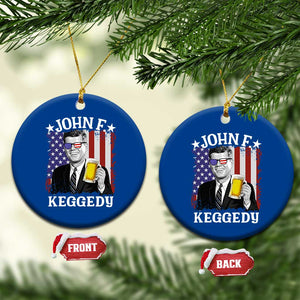 John F Kennedy Ceramic Ornament 4th of July America Flag Beer TS14 1pc Blue Print Your Wear