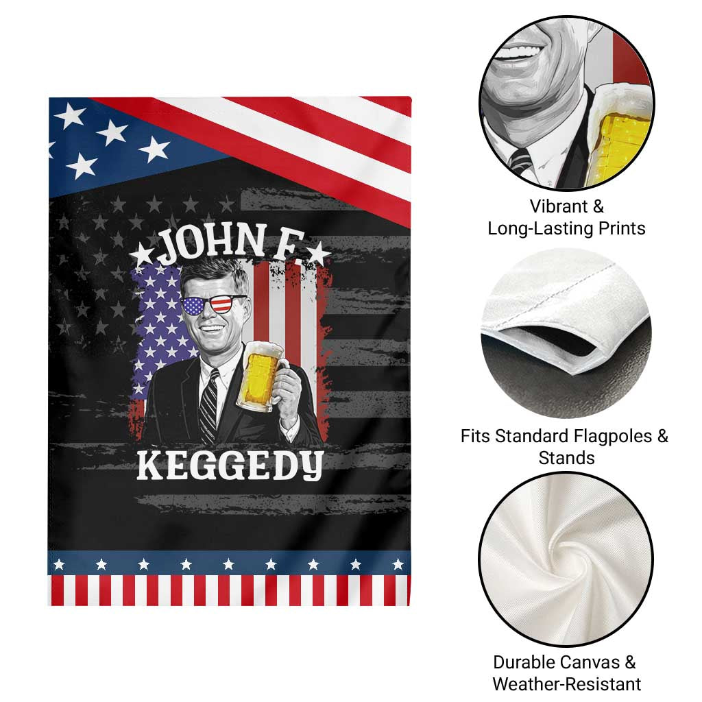 John F Kennedy Garden Flag 4th of July America Flag Beer TS14 Print Your Wear