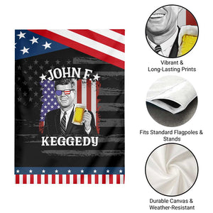 John F Kennedy Garden Flag 4th of July America Flag Beer TS14 Print Your Wear