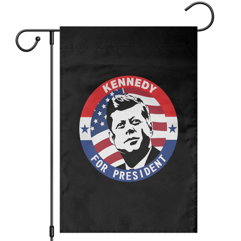 John F Kennedy US President American History Garden Flag TS14 Black Print Your Wear