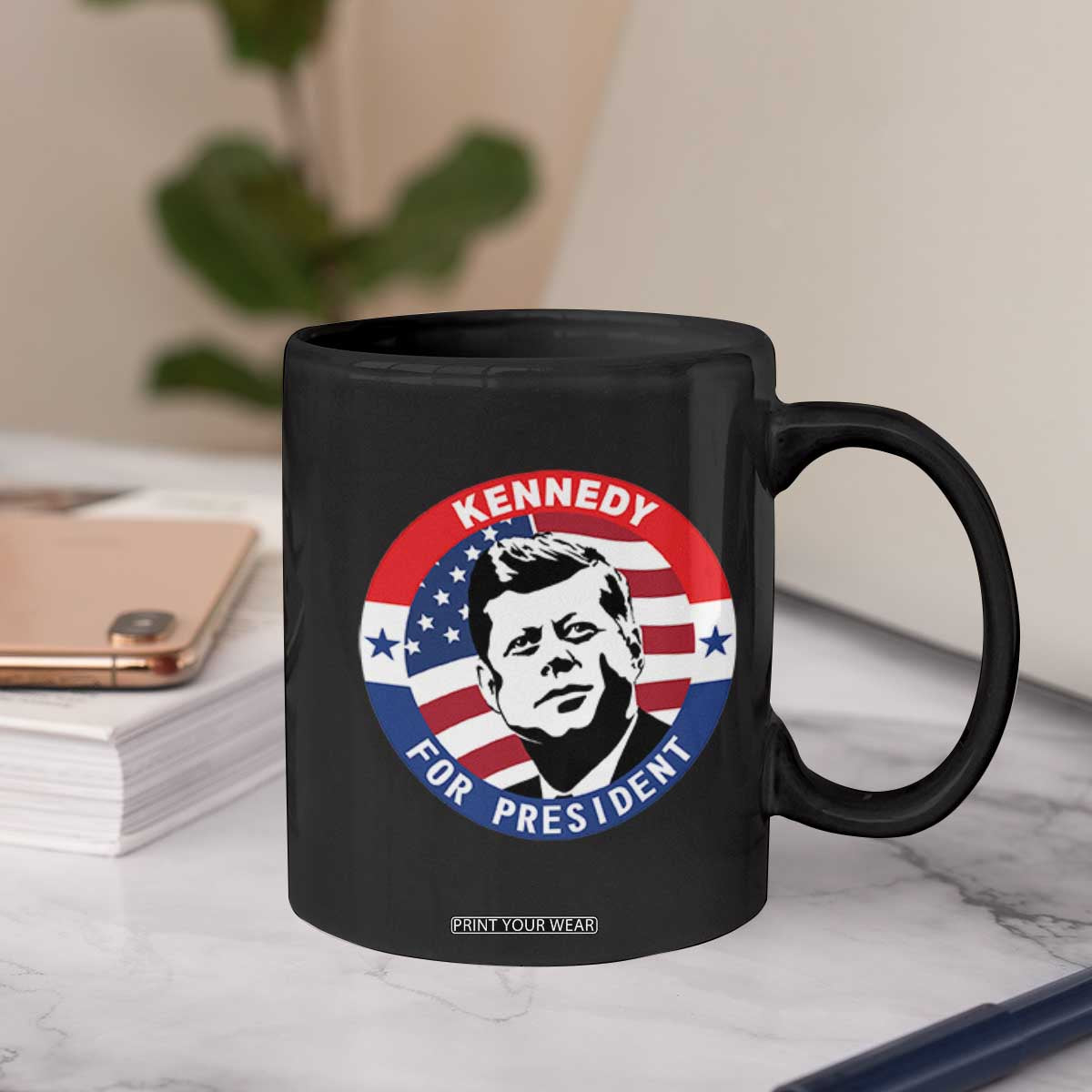 John F Kennedy US President American History Coffee Mug TS14 Print Your Wear