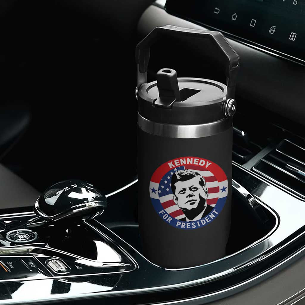 John F Kennedy US President American History Flip Straw Tumbler TS14 Print Your Wear