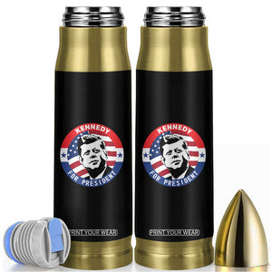 John F Kennedy US President American History Bullet Tumbler TS14 Black Print Your Wear