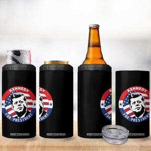 John F Kennedy US President American History 4 in 1 Can Cooler Tumbler TS14 Print Your Wear
