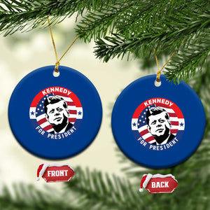 John F Kennedy US President American History Ceramic Ornament TS14 1pc Blue Print Your Wear
