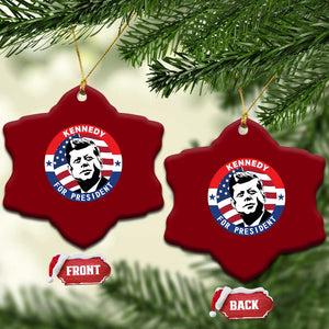 John F Kennedy US President American History Ceramic Ornament TS14 Print Your Wear