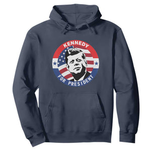 John F Kennedy US President American History Hoodie TS14 Navy Print Your Wear