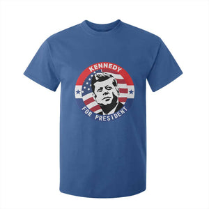 John F Kennedy US President American History T Shirt For Kid TS14 Royal Blue Print Your Wear
