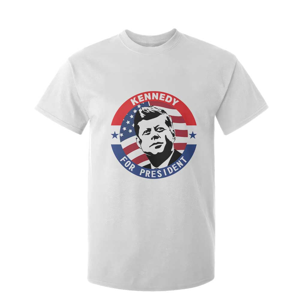 John F Kennedy US President American History T Shirt For Kid TS14 White Print Your Wear