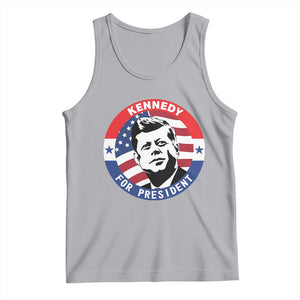 John F Kennedy US President American History Tank Top TS14 Athletic Heather Print Your Wear