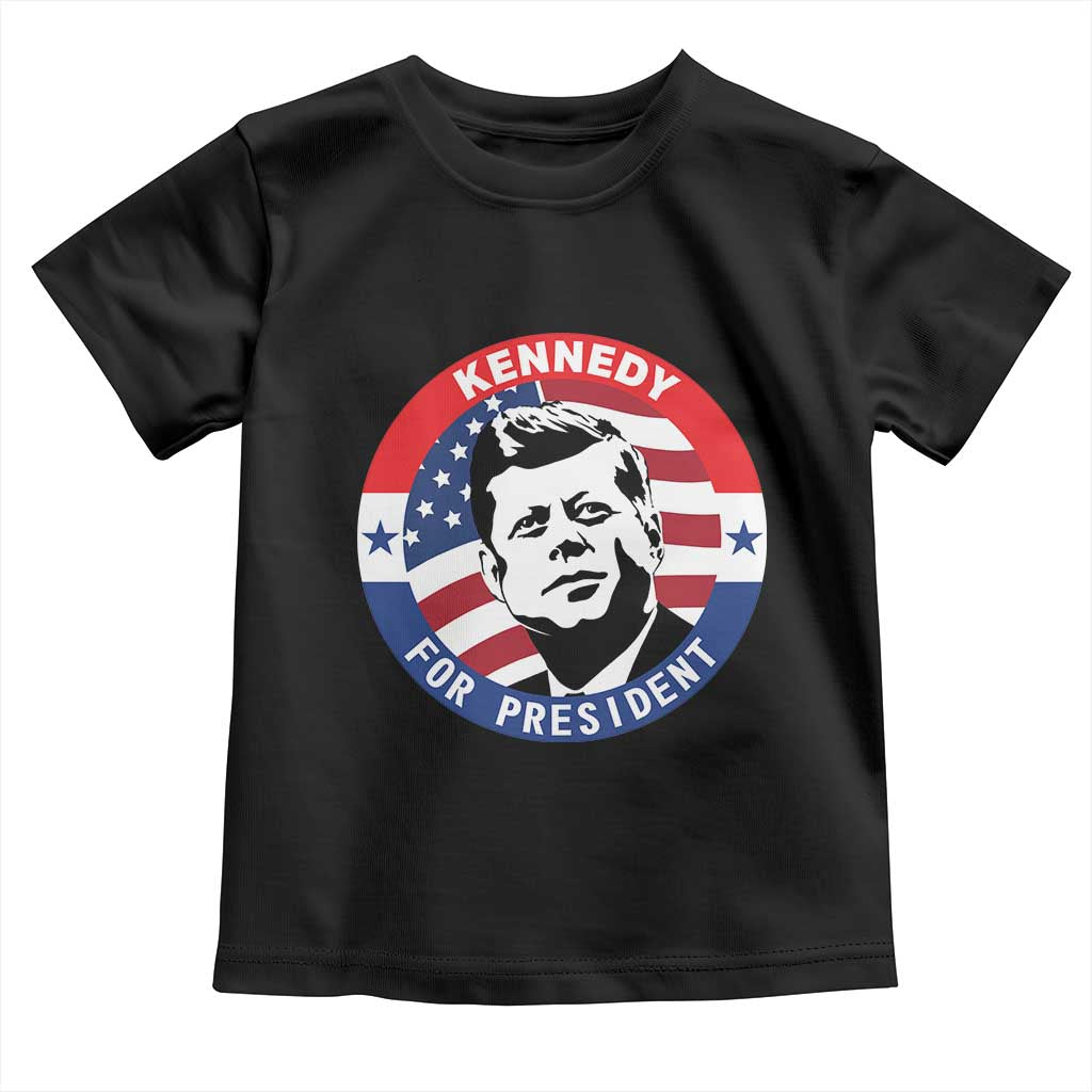 John F Kennedy US President American History Toddler T Shirt TS14 Black Print Your Wear