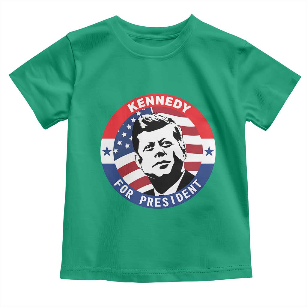 John F Kennedy US President American History Toddler T Shirt TS14 Irish Green Print Your Wear