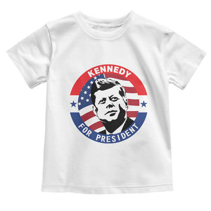 John F Kennedy US President American History Toddler T Shirt TS14 White Print Your Wear
