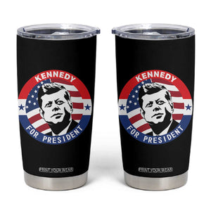 John F Kennedy US President American History Tumbler Cup TS14 Black Print Your Wear