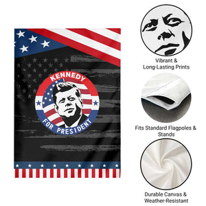 John F Kennedy US President American History Garden Flag TS14 Print Your Wear