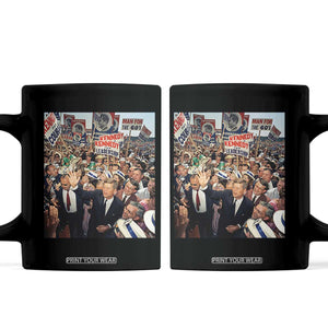 John F Kennedy American President History Coffee Mug TS14 Black Print Your Wear
