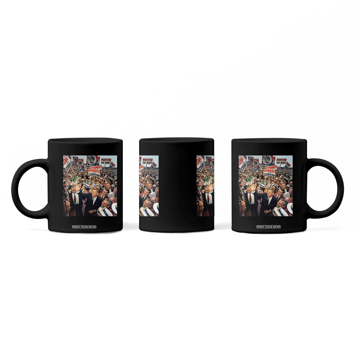 John F Kennedy American President History Coffee Mug TS14 Print Your Wear