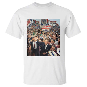 John F Kennedy American President History T Shirt TS14 White Print Your Wear