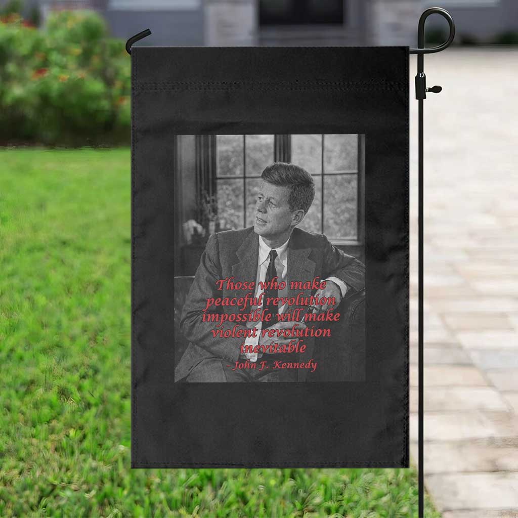 John F Kennedy Quote Garden Flag American President History US Presidential Leader TS14 Print Your Wear