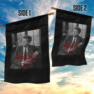 John F Kennedy Quote Garden Flag American President History US Presidential Leader TS14 Print Your Wear