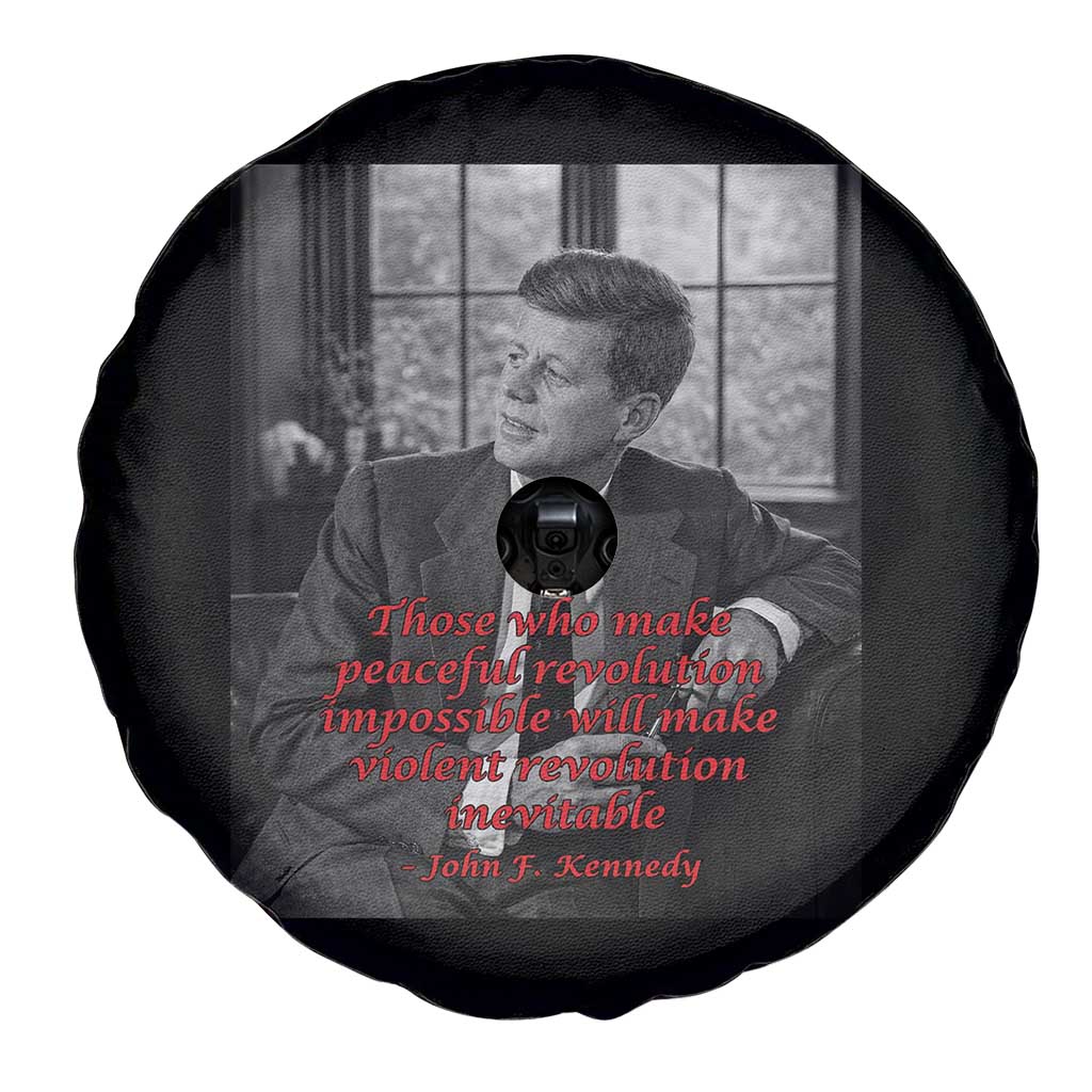 John F Kennedy Quote Spare Tire Cover American President History US Presidential Leader TS14 Print Your Wear