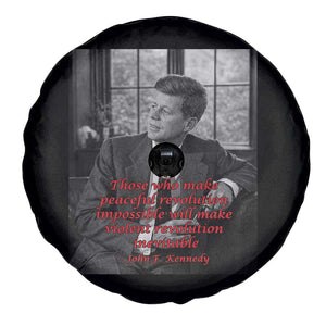 John F Kennedy Quote Spare Tire Cover American President History US Presidential Leader TS14 Print Your Wear