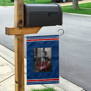 John F Kennedy Quote Garden Flag American President History US Presidential Leader TS14 Classic Blue Red Print Your Wear