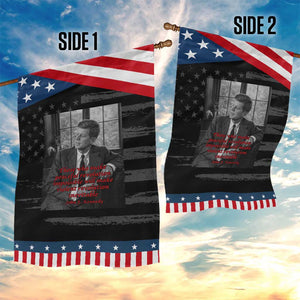 John F Kennedy Quote Garden Flag American President History US Presidential Leader TS14 Print Your Wear