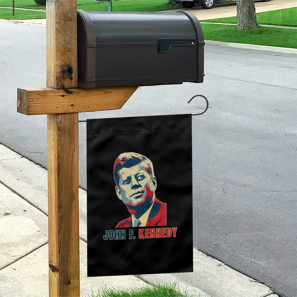 John F Kennedy American Flag US President Garden Flag TS14 Print Your Wear
