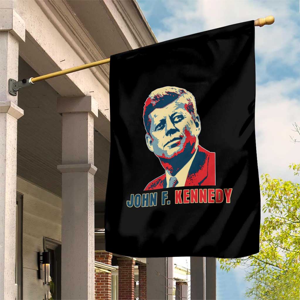 John F Kennedy American Flag US President Garden Flag TS14 Print Your Wear