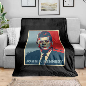John F Kennedy Throw Blanket American President History US Presidential Leader TS14 Print Your Wear