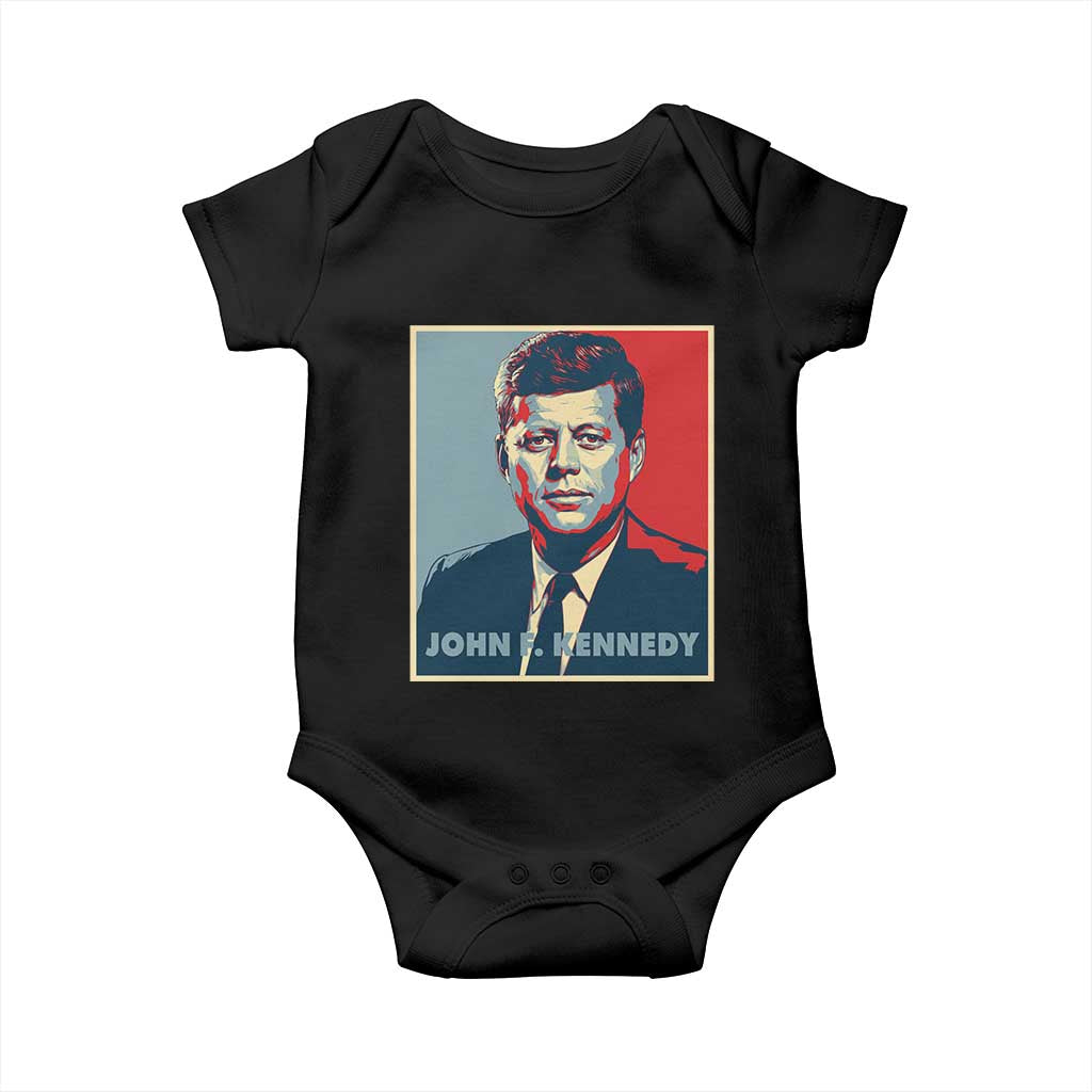 John F Kennedy Baby Onesie American President History US Presidential Leader TS14 Black Print Your Wear